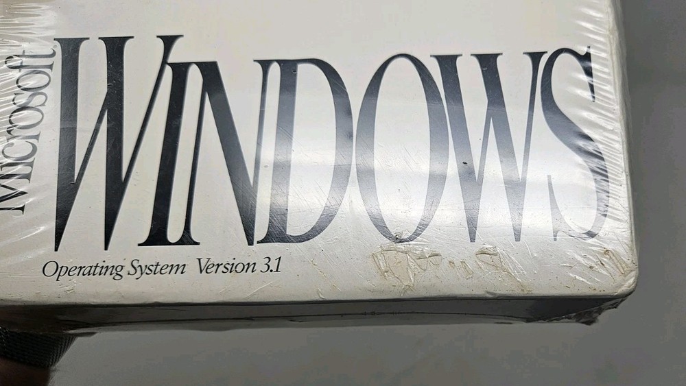 NEW SEALED Microsoft Windows Operating System Version 3.1 Special Upgrade Editio