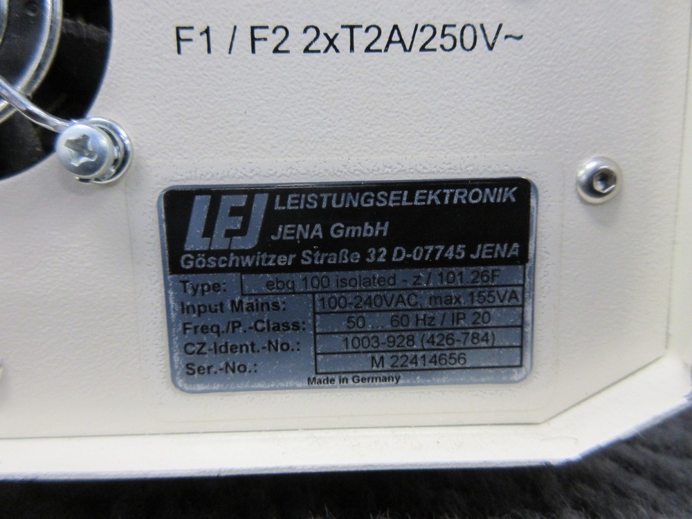 LEJ EBQ 100 Microscope Isolated Lamp