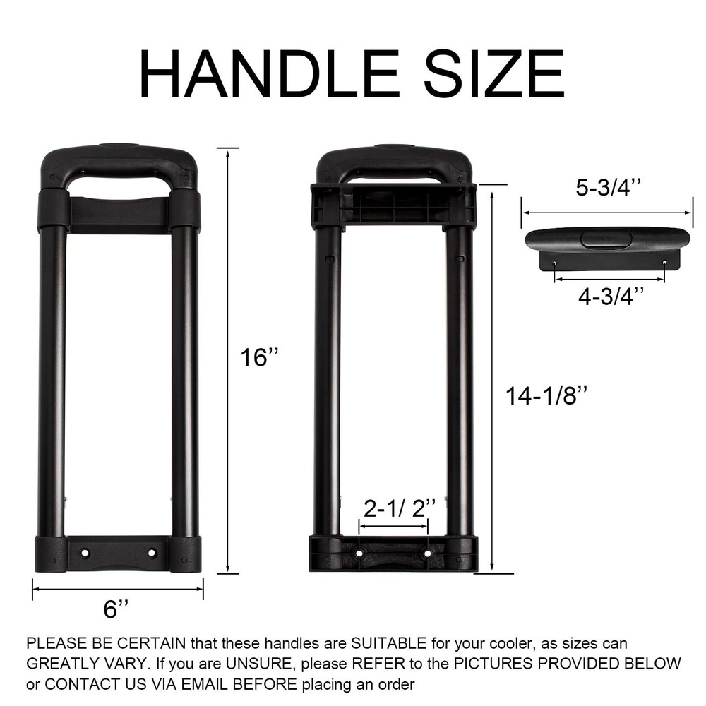 Telescoping Handle For Cooler, Compatible With Igloo Ice Cube And Lati