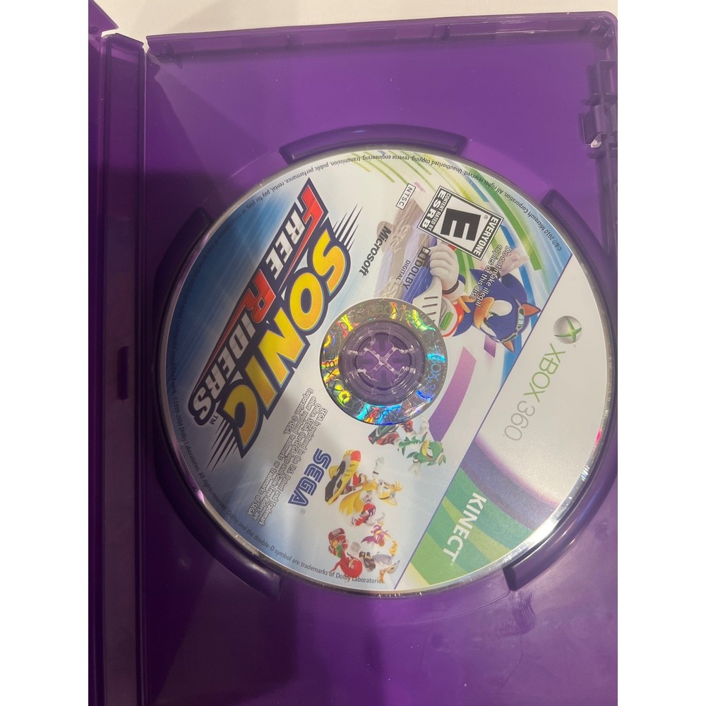 Xbox 360 Kinect Bundle 3 Games Dance Central Just Dance Sonic Working