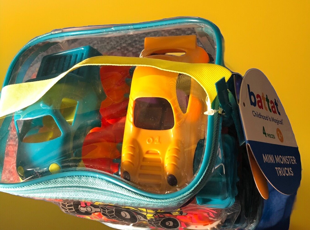 NWT Battat Mini Monster Trucks