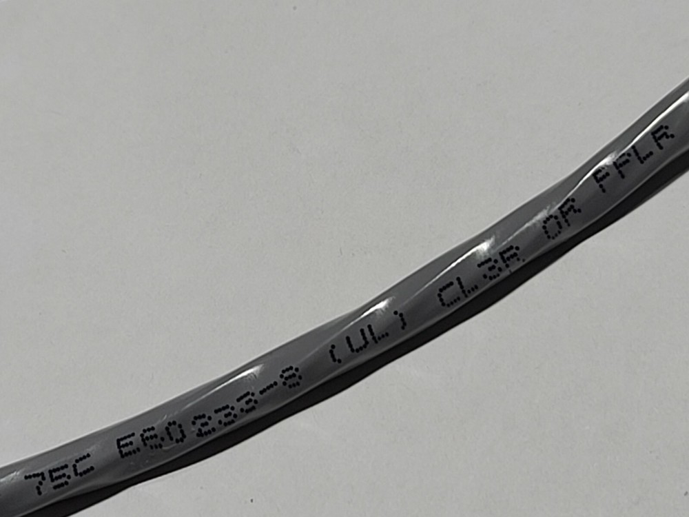 Carol E2036S 18/6C Shielded Security/Communications Cable Riser Gray /50ft