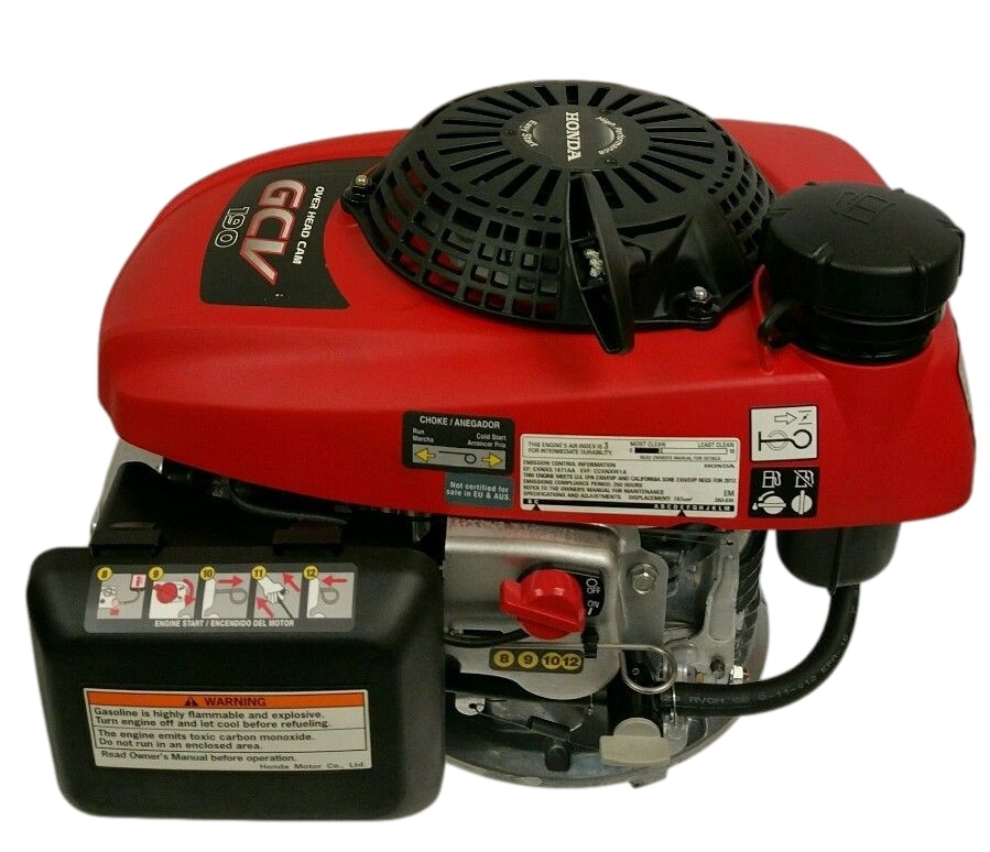 GCV 190 Honda 6hp Over Head Cam Motor 7/8" x 1-7/8" Vertical Shaft Engine