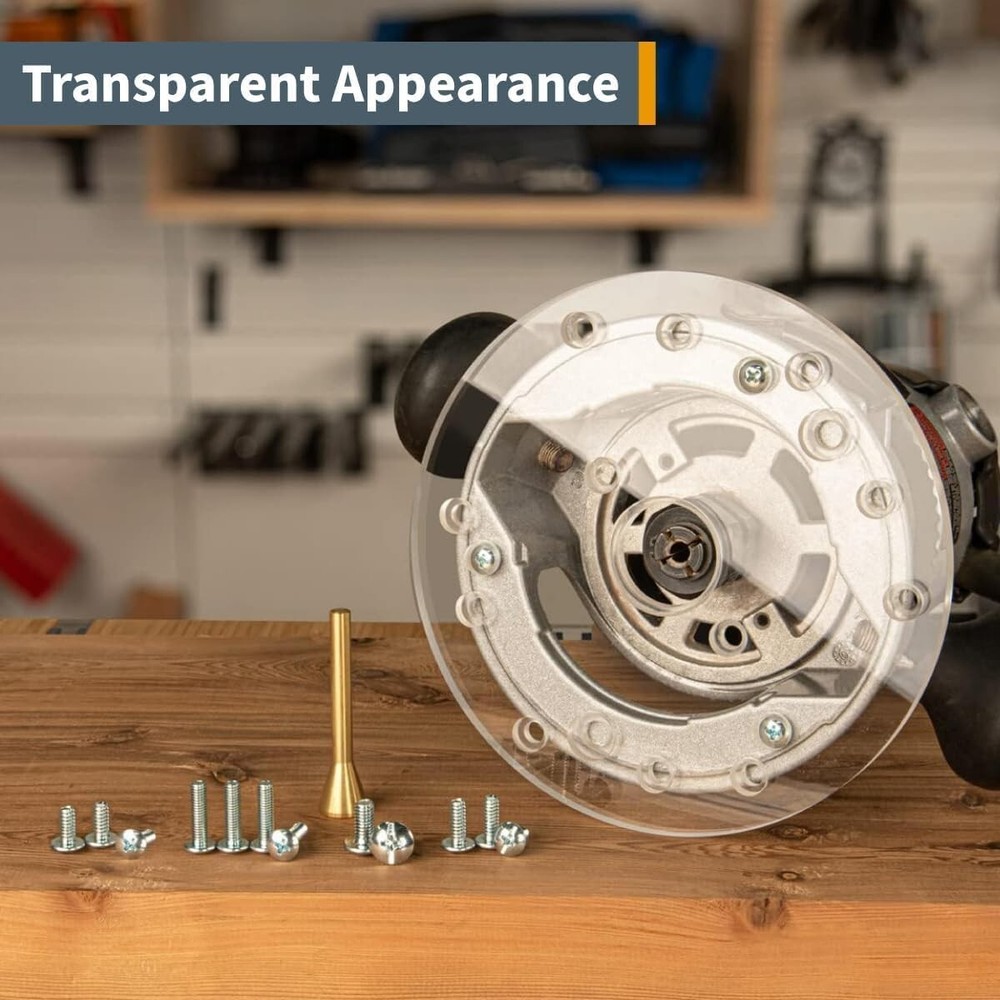 Universal Router Base & Foam Storage Tray for 110 Bits - Precision Routing Tool