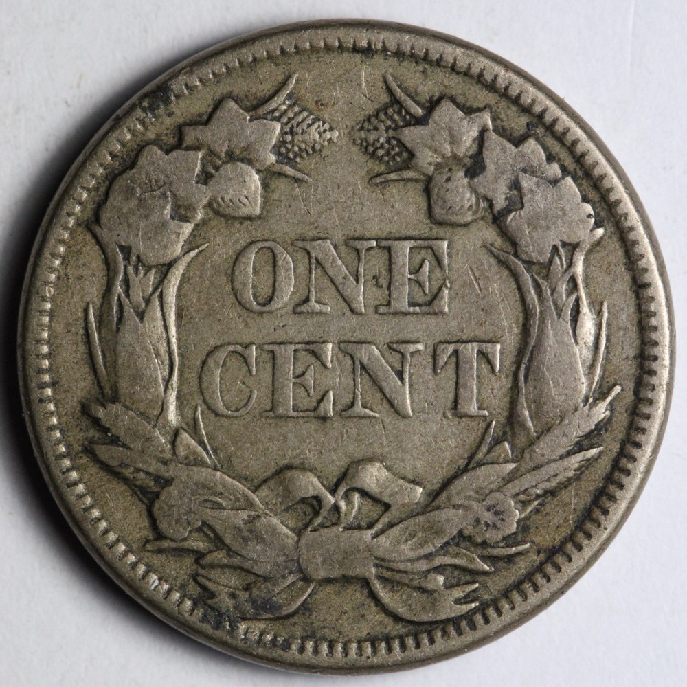 1857 Flying Eagle Cent Penny VF E108 OREX