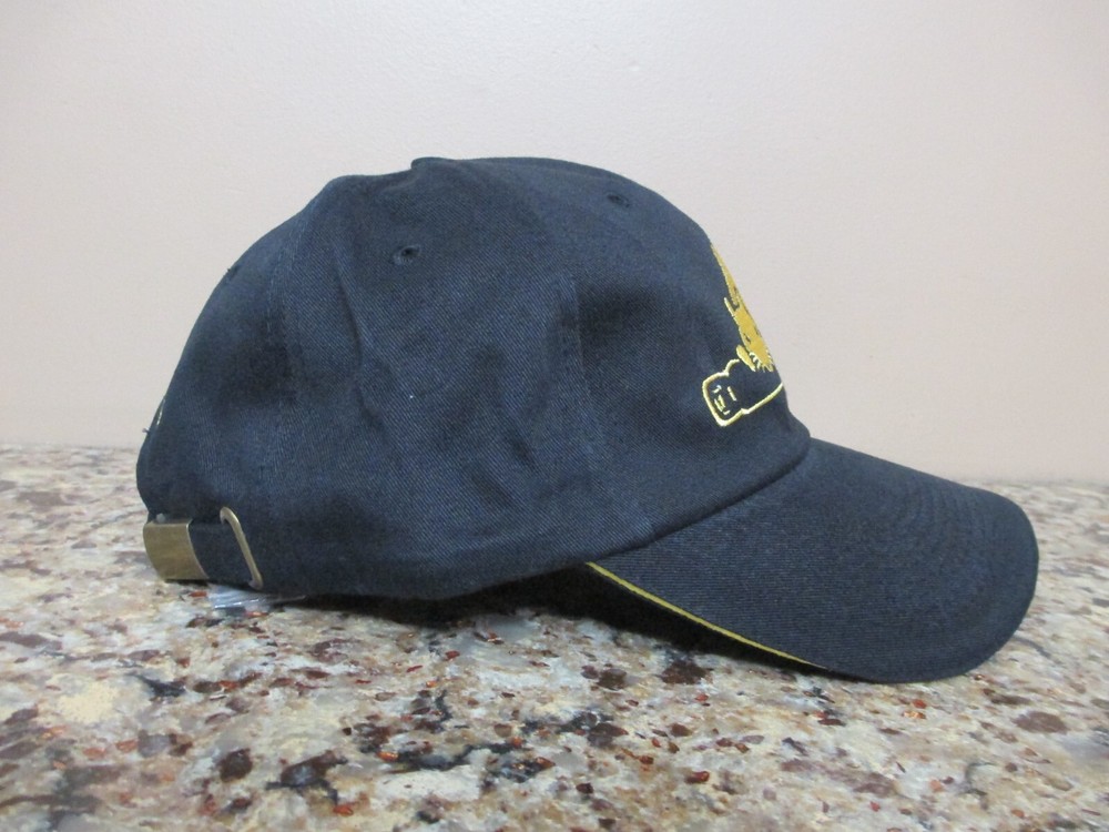 Black Monroe "Save the Squirrels" Strapback Baseball Hat - NWOT