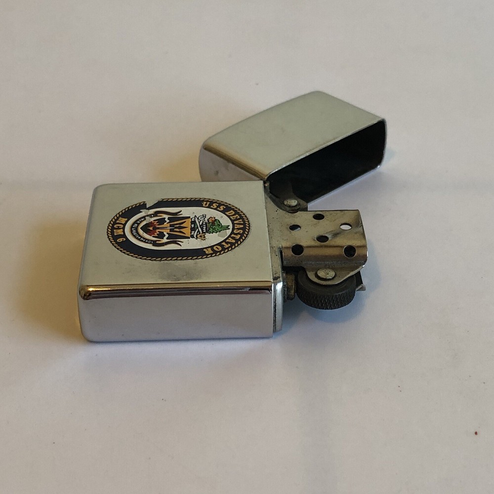 USS DEVASTATOR MCM 6 Zippo Cigarette Lighter