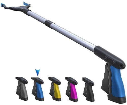 Foldable Trash Pick Up Stick Reaching Tool Extra Long Grabbers, 32"