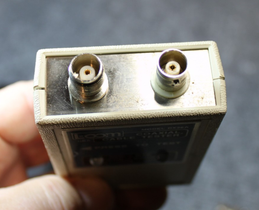 L-Com DX35A Coaxial Cable Tester Kit Zip Case WORKING