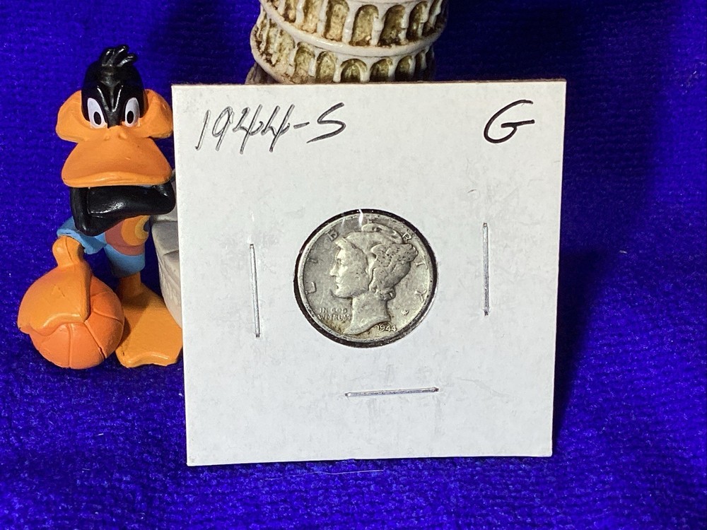 1944 S MERCURY DIME