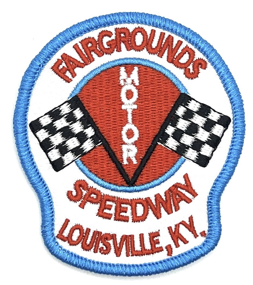 Fairgrounds Speedway Louisville KY Kentucky Racing Vintage Style Retro Patch