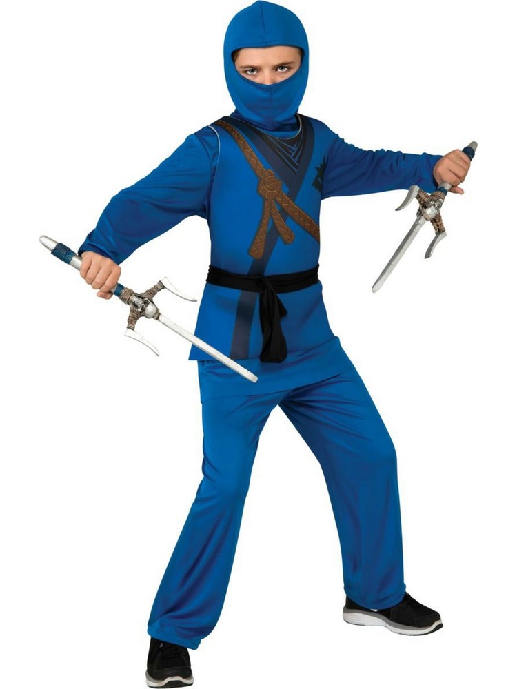 Rubie's - Kids Blue Ninja Costume