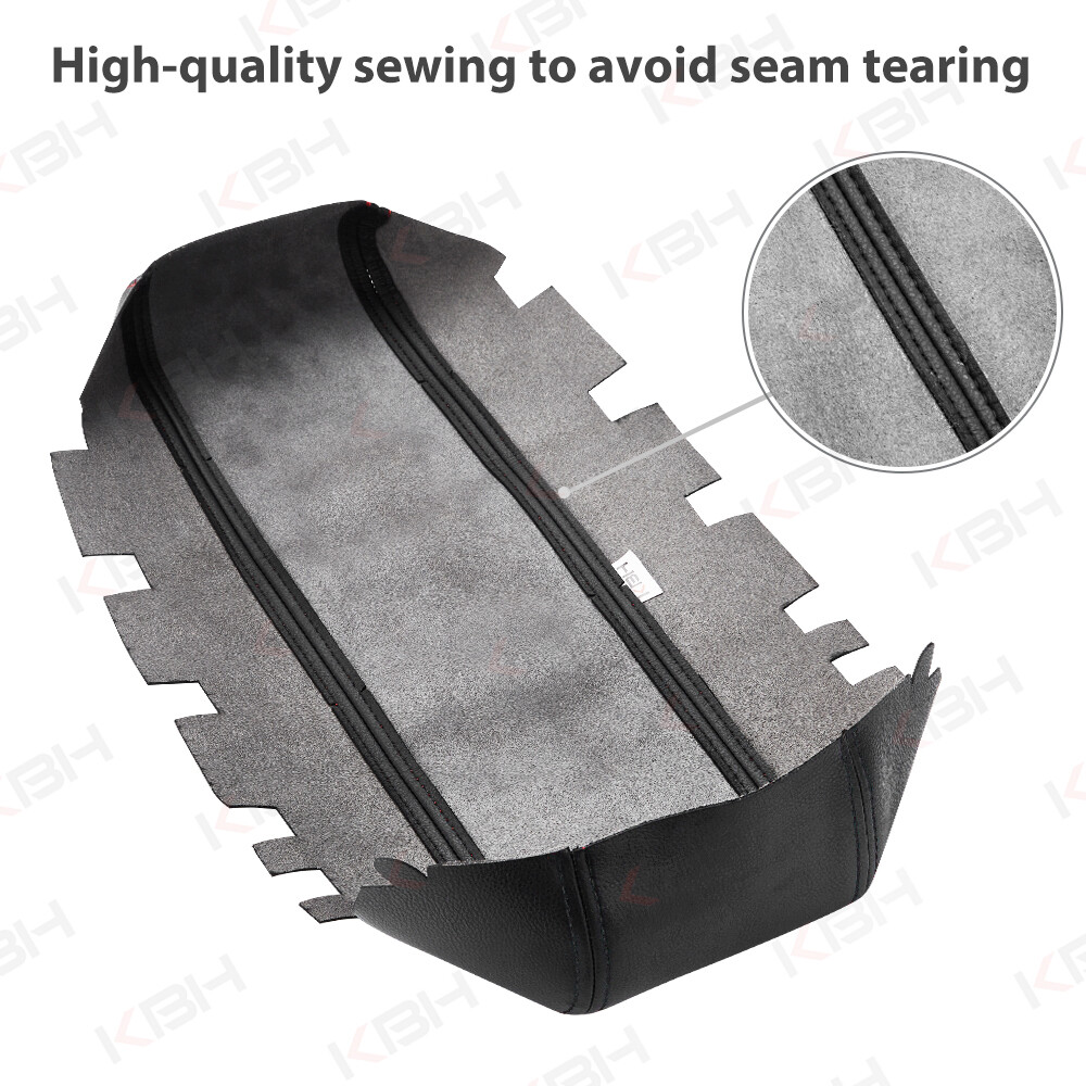 Fits 2010-2017 Chevy Equinox Leather Center Console Lid Armrest Cover Trim Black