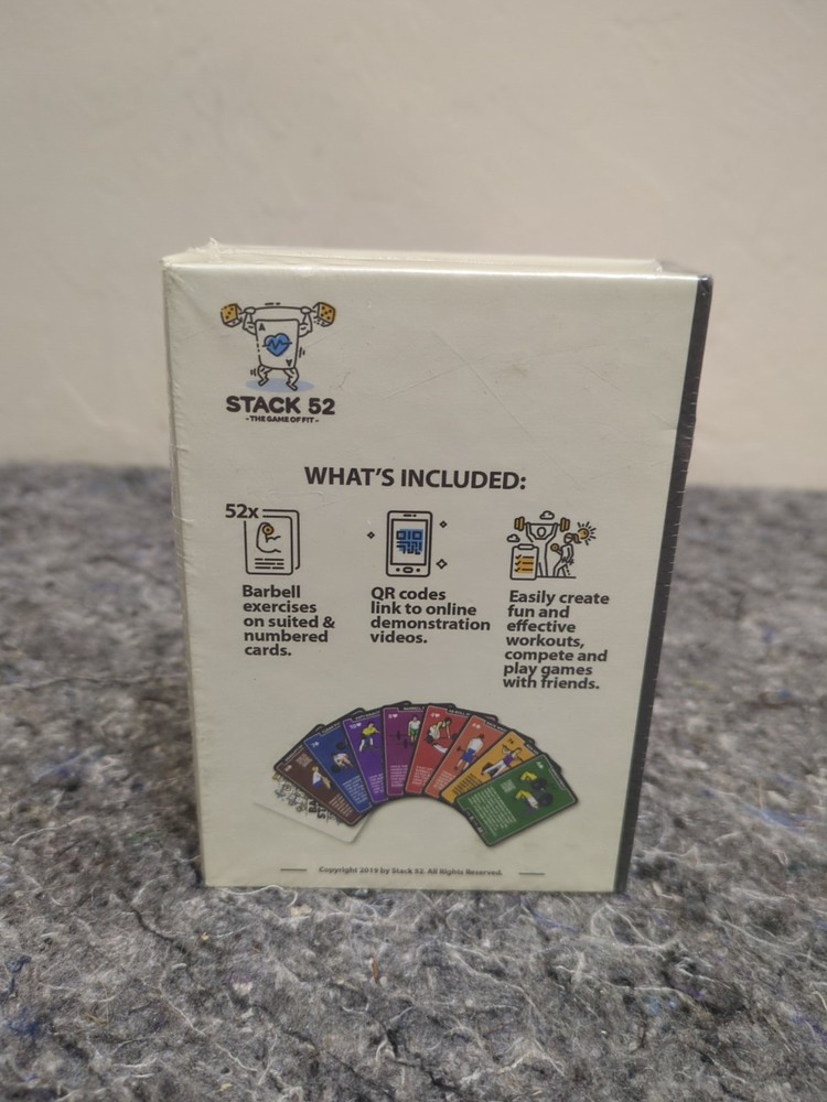 NIP Stack 52 Bodyweight Exercise Workout Playing Card | BRAND NEW & SEALED