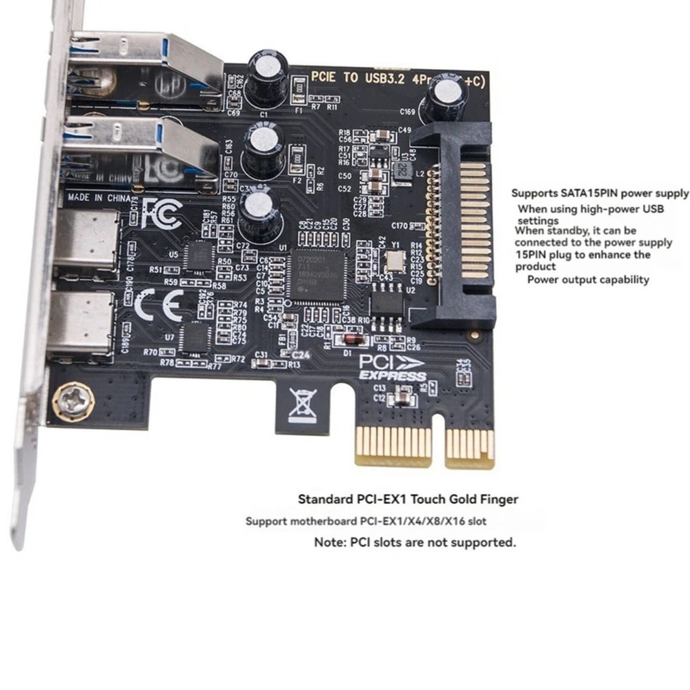 PCIE Adapter Card Support Driver-Free Convenience for Efficient Transmission