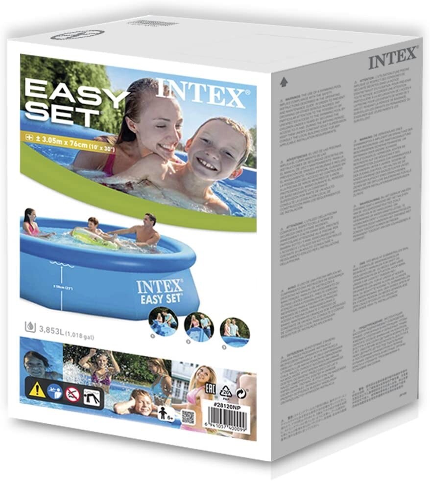 Intex 10ft x 30in Easy Set Pool Inflatable Above ground pool
