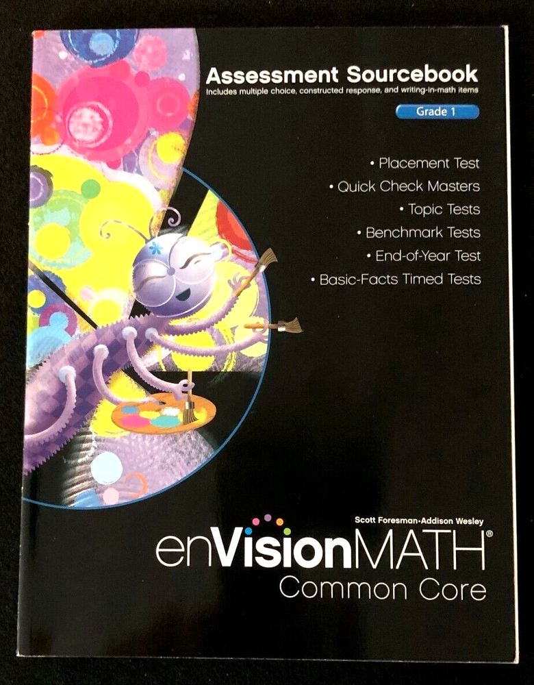 1st Grade - Pearson enVision ASSESSMENT SOURCEBOOK - Common Core (2012)