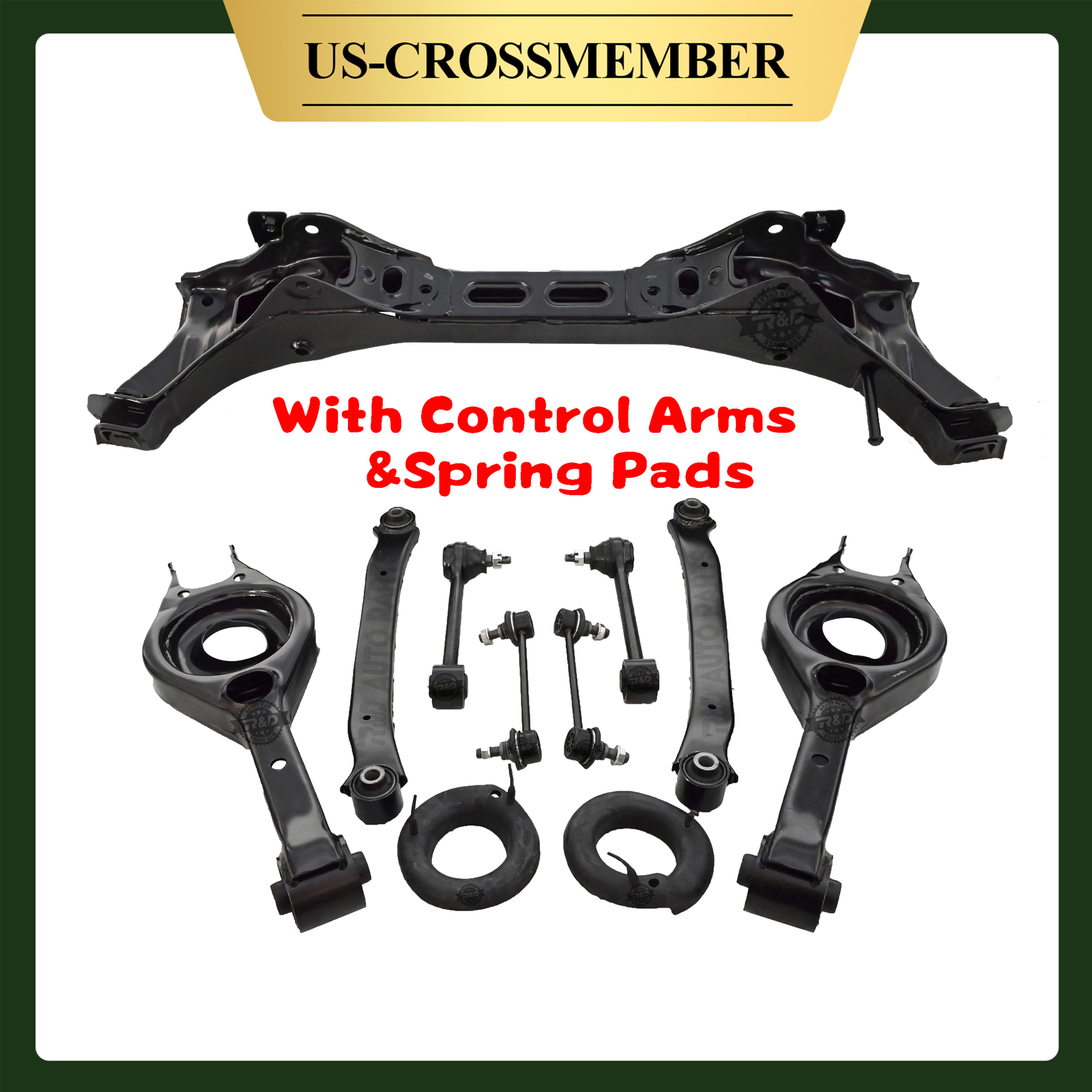 554101H100 Rear Subframe Crossmember Axle for Hyundai Elantra 2007-2012 W/Arms