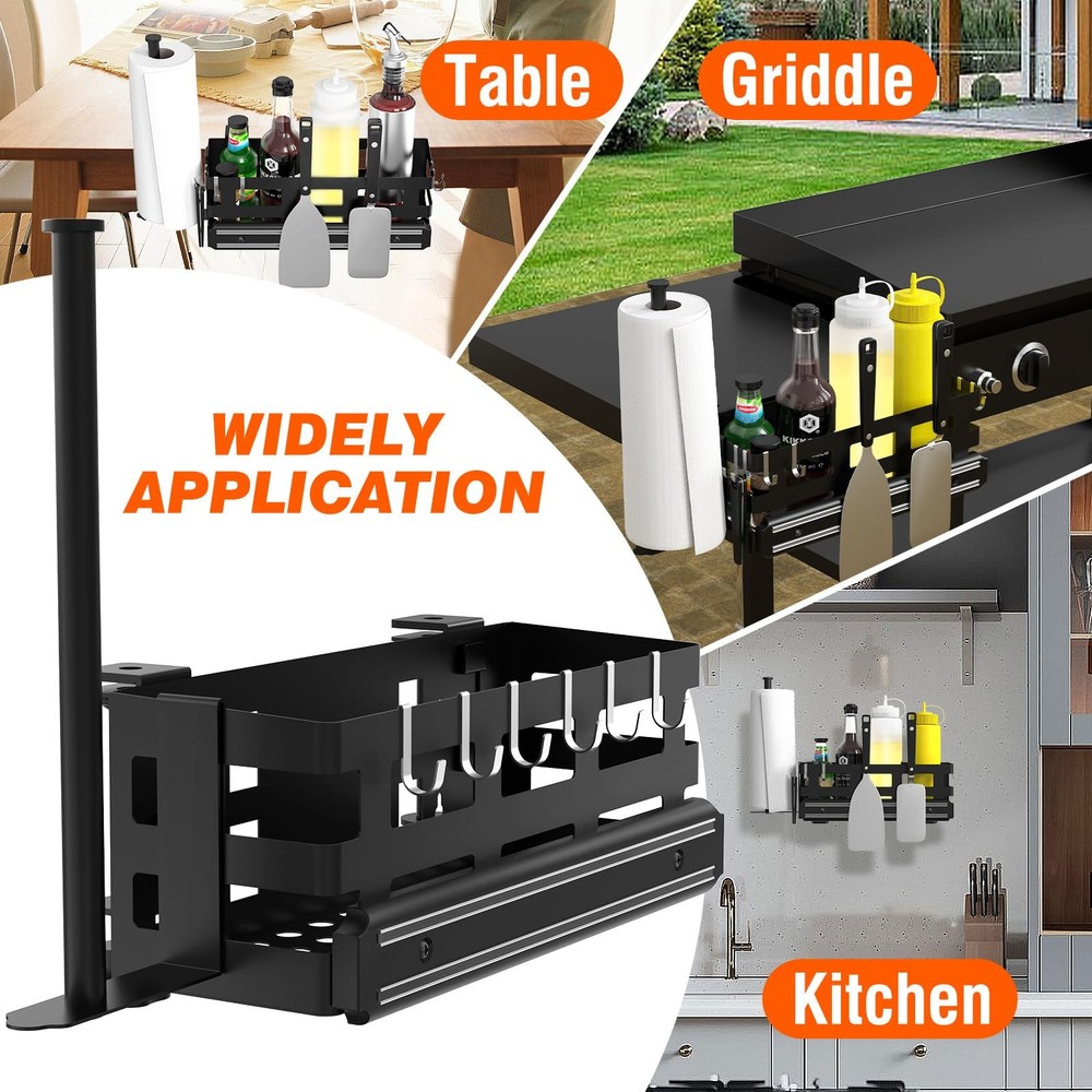 Griddle Caddy for Blackstone/Weber Grill, Griddle for Space Saving,Grilling S...