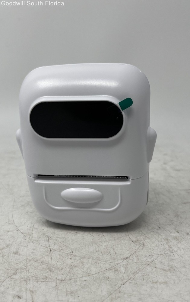 P50 White Wireless Bluetooth Thermal Portable Label Maker Printer Not Tested