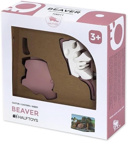 HALF FOREST: Beaver Magnetic Half Toy 3+