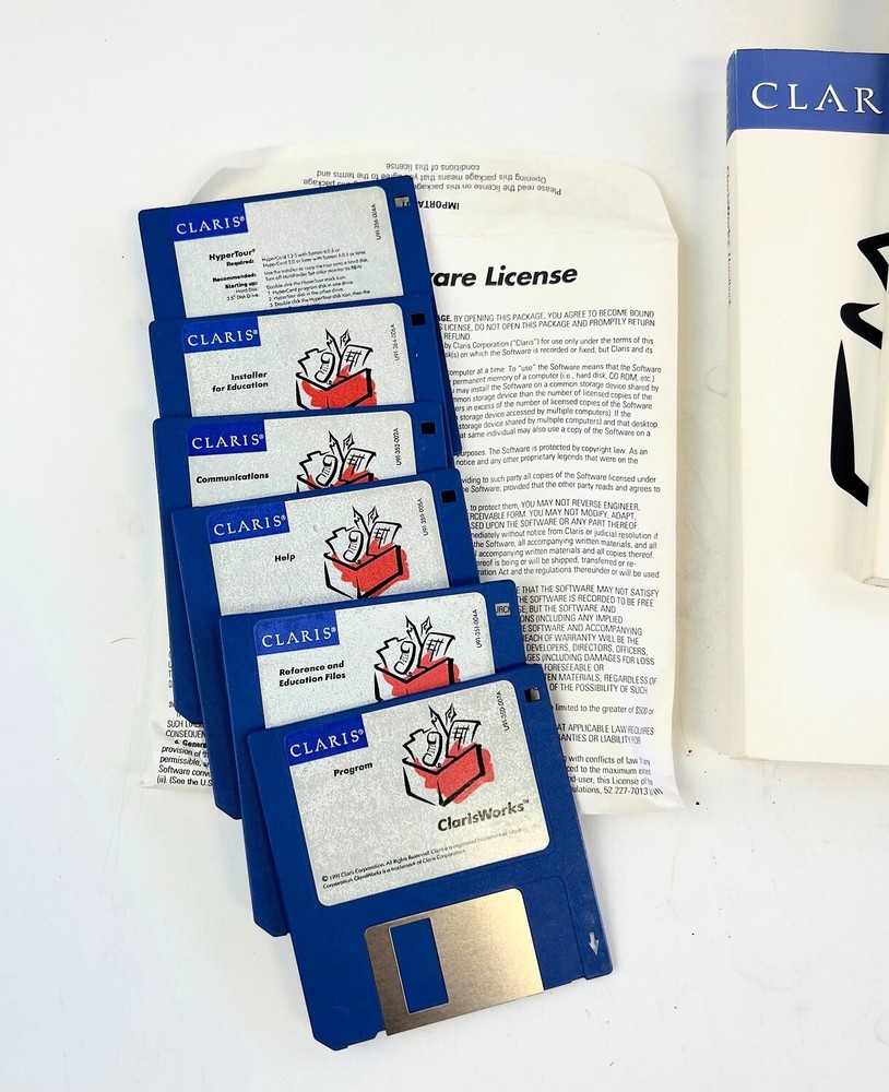 ClarisWorks Macintosh Integrated Education Software