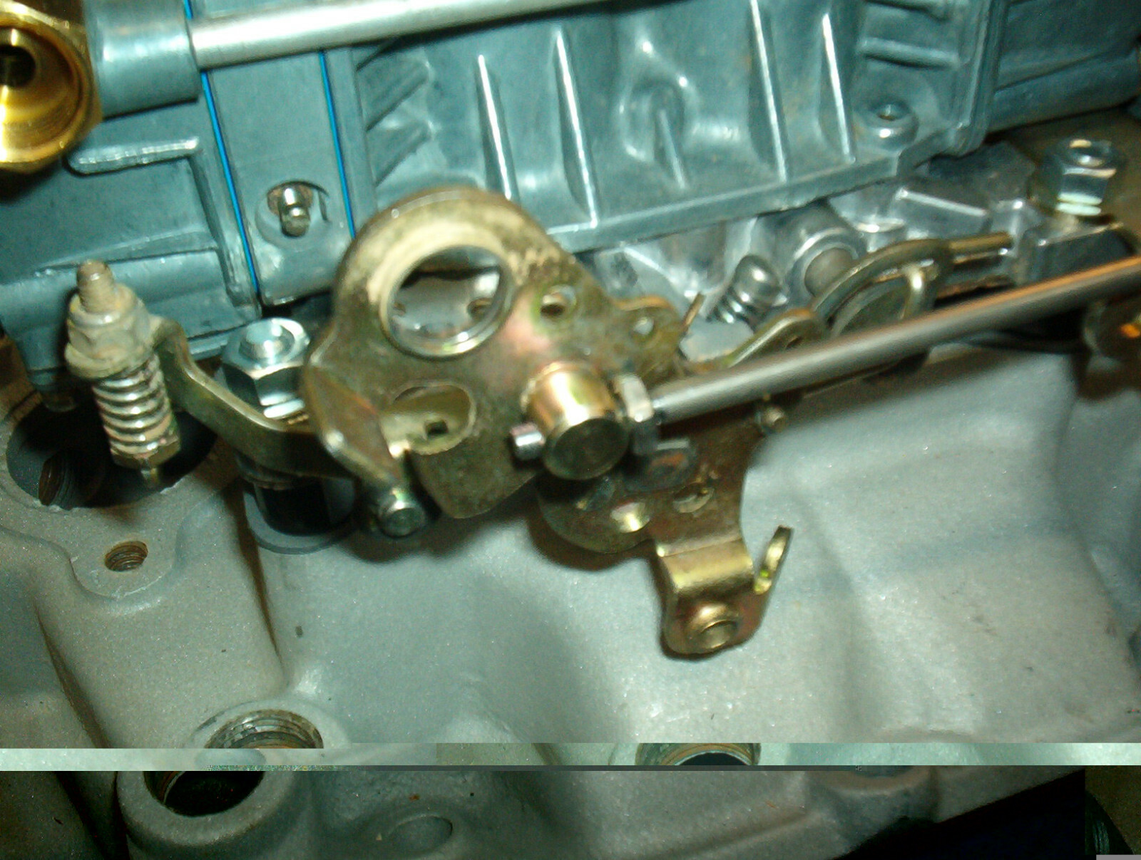 Dual quad 2x4 progressive linkage kit for 1850 style Holley carbs