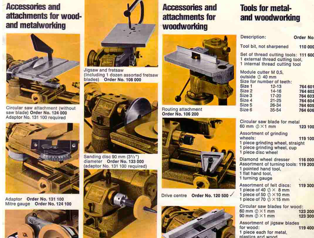 USB DELIVERY ~ Unimat ~ Manuals & catalogs ~ PDF Format Technical