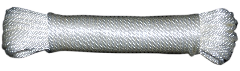 44-060 3/16-Inch Solid Braid Nylon Rope 100-Feet Hank