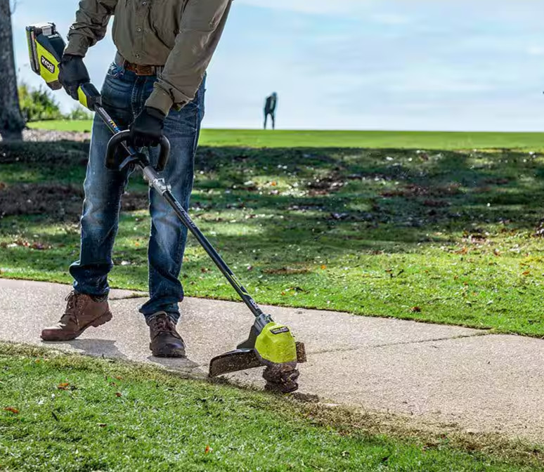 RYOBI 40V HP Brushless 17" String Trimmer Whisper Series Carbon Fiber Tool-Only