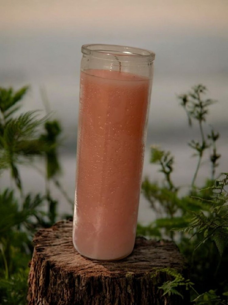 7 Day Plain Pink Candle