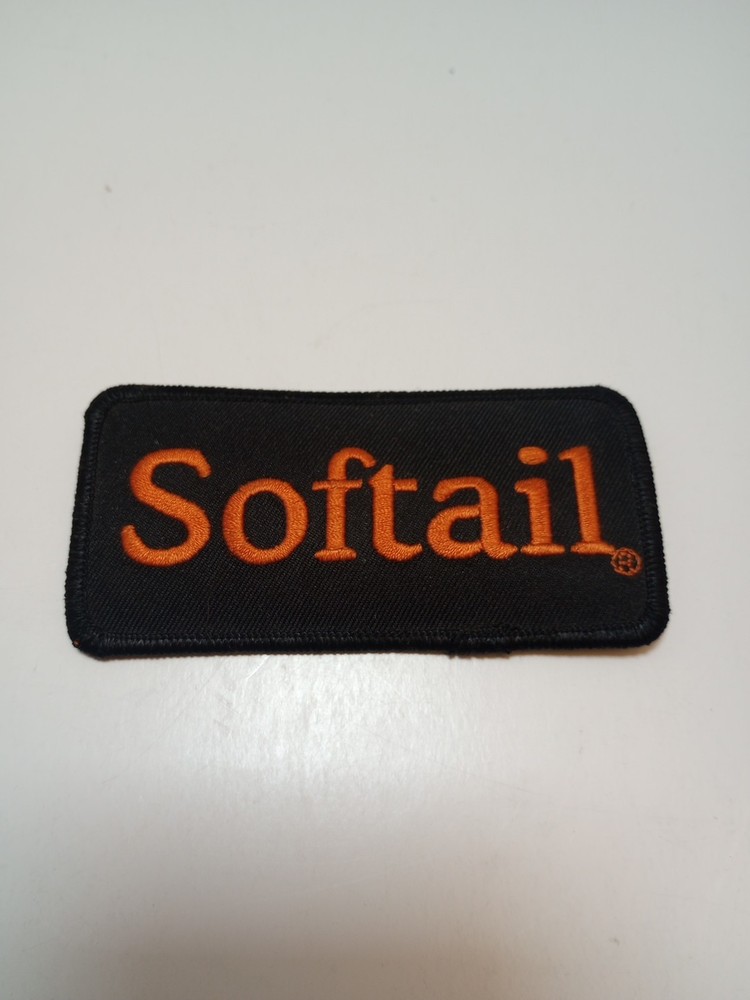 Harley Davidson  Vintage And Authentic Softail Patch.  4" X 2"