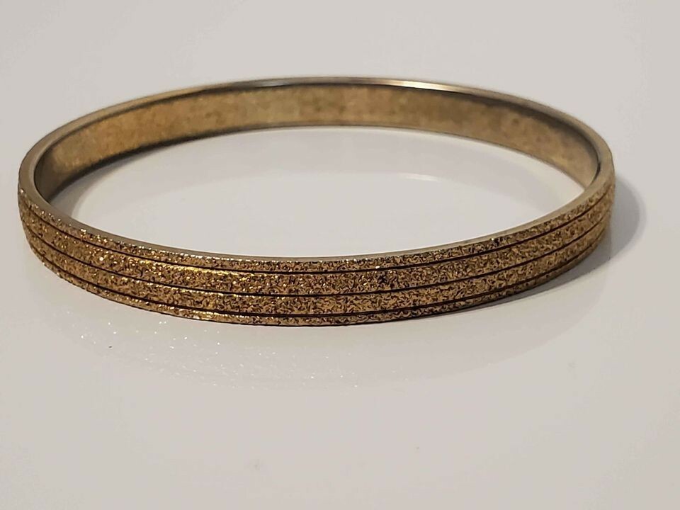 Gold tone Monet glittering bangle bracelet  D77