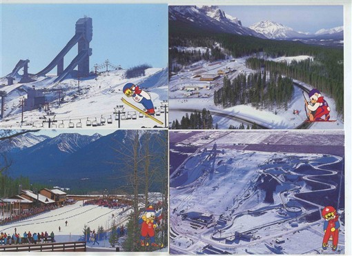 10 Calgary 1988 Olympic Winter Games Postcards