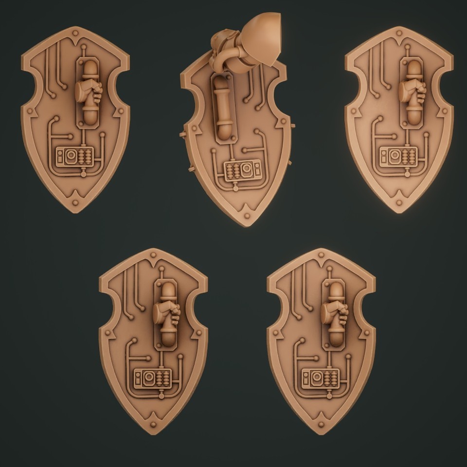 5-10x Gloomy Angel Gothic Terminator Shields