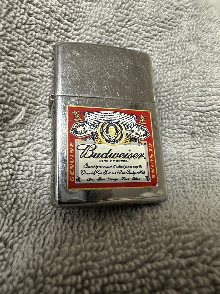 Zippo Lighter Bud Budweiser Beer 2001 USA