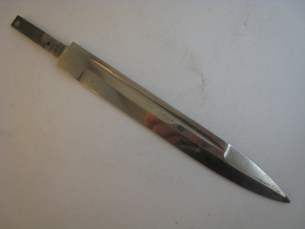 VINTAGE WWII GERMAN KNIFE BLADE  10'' IN.