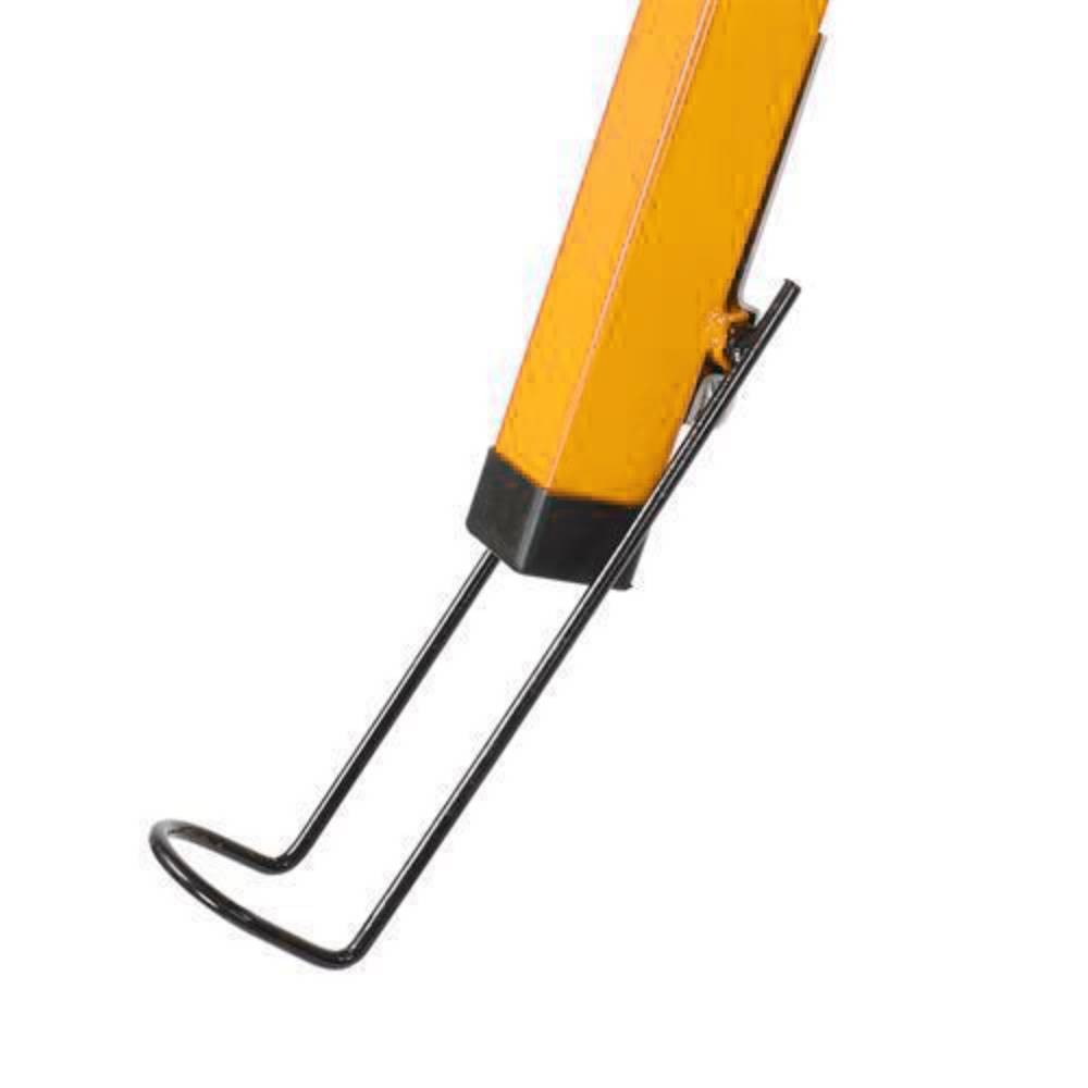 11 FT Drywall Rolling Lifter Panel Hoist Jack Lifter with Lockable Wheels Yellow