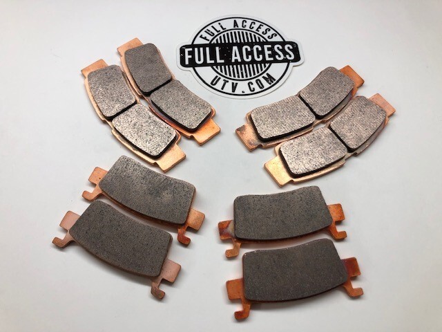 Full Access UTV Kawasaki KRX & KRX4 1000 Brake Pads Complete Set!