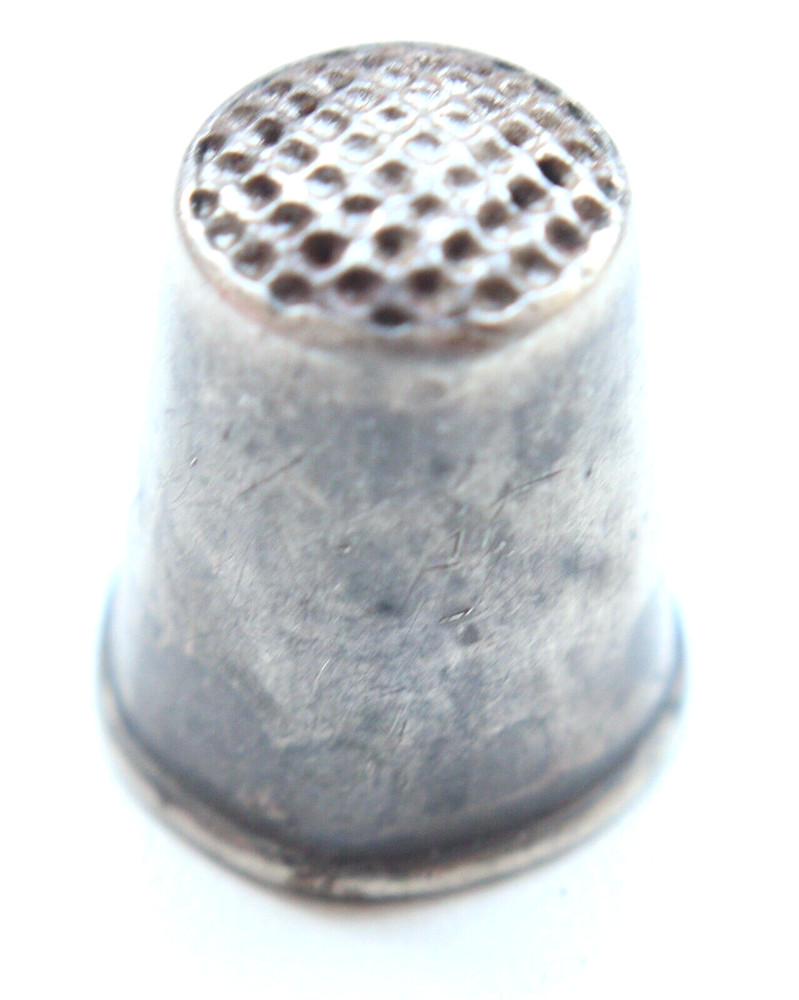 Antique Old Silver Thimble (JAN)