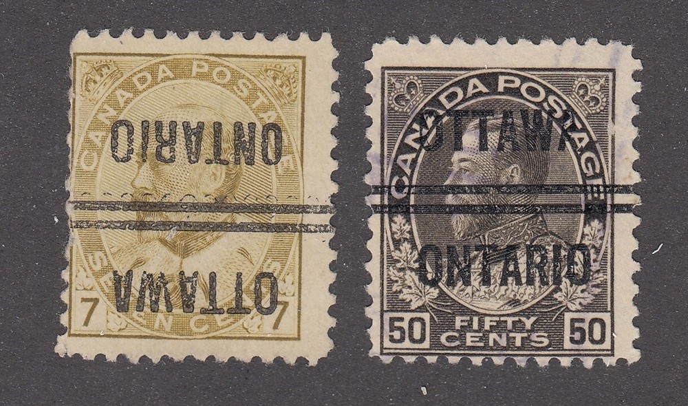 Canada Precancel "OTTAWA" 1-92-I, 3-120a