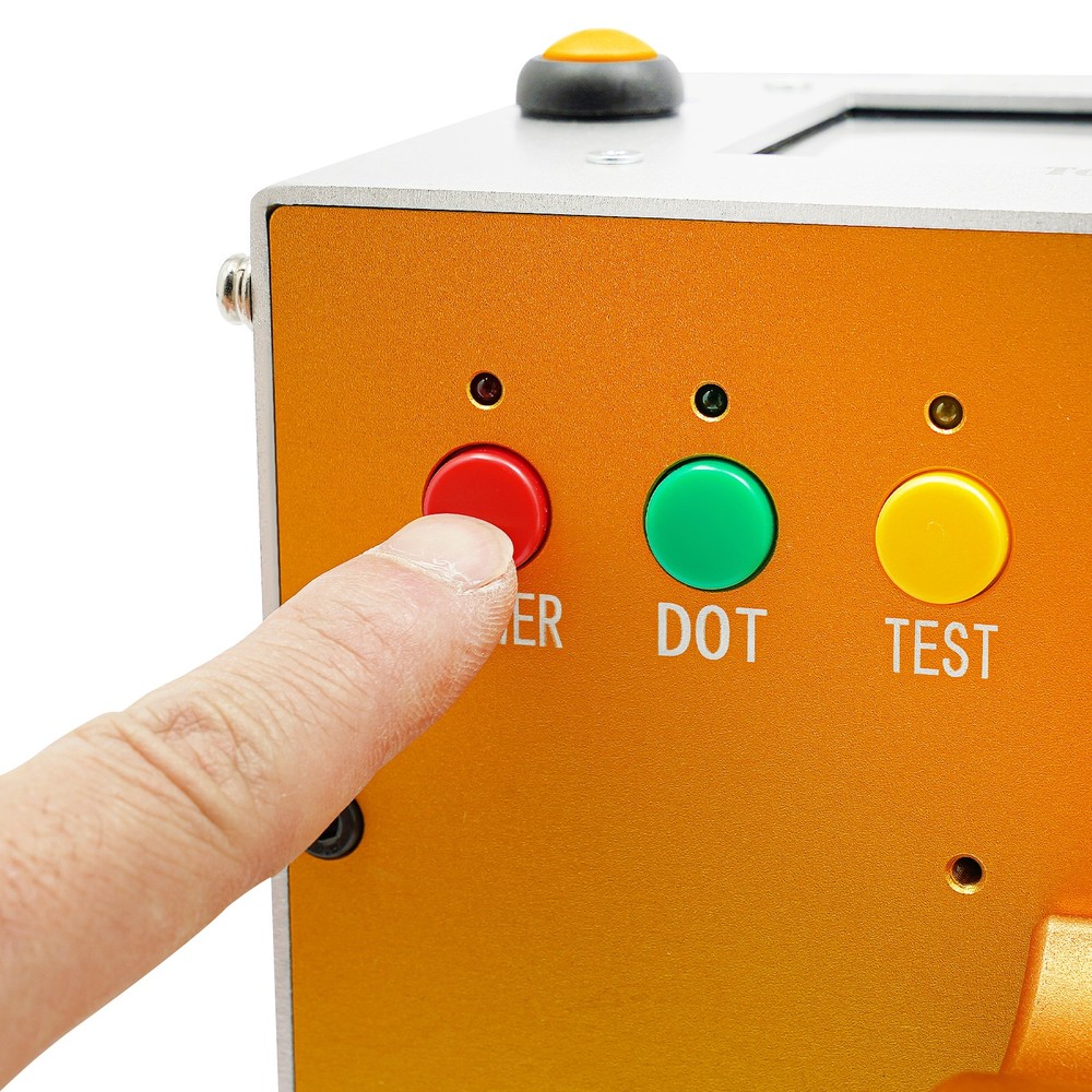 Handheld Touch Screen Dot Peen Marking Machine Electric Marking Machine 90*30mm