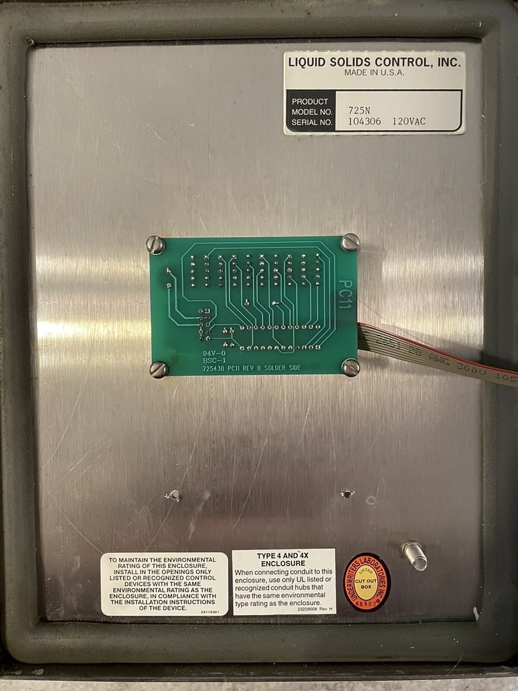 LIQUID SOLIDS CONTROLS 725N 120 Volt Process Refractometer