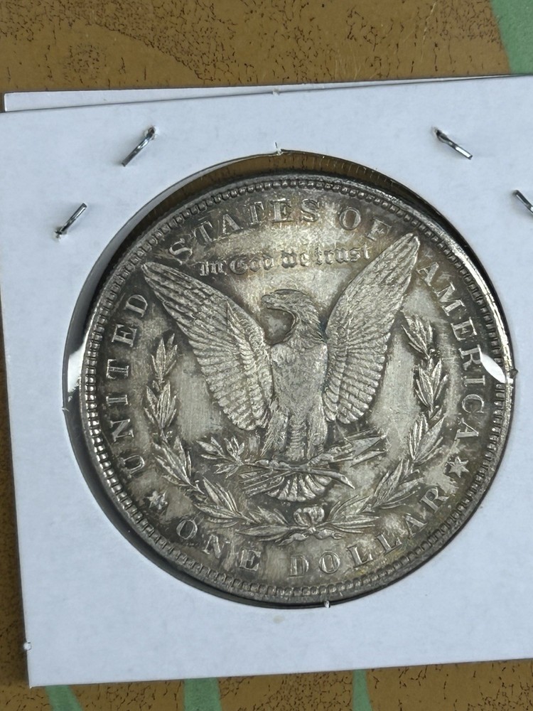 1886 morgan silver dollar AU