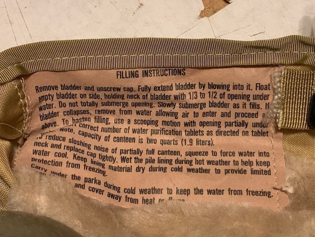 US Military 2 Quart Canteen