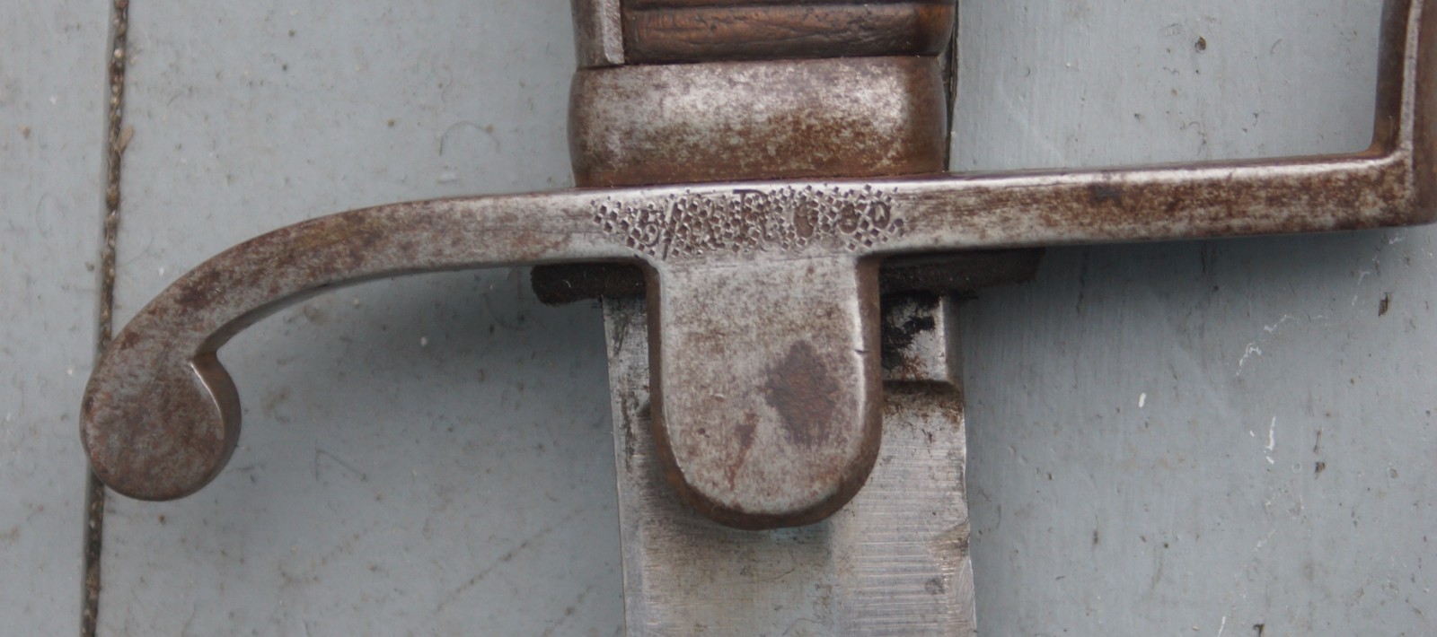 Imperial German Model 1873-1896 Artillery Saber w/ Scabbard Unit Marks FW HOLLER