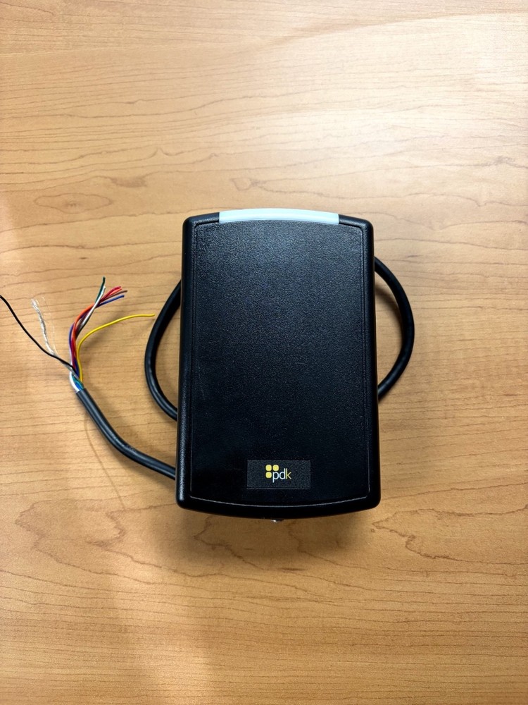 RGPB PDK High-Security Single Gang Access Control Red Reader, Black