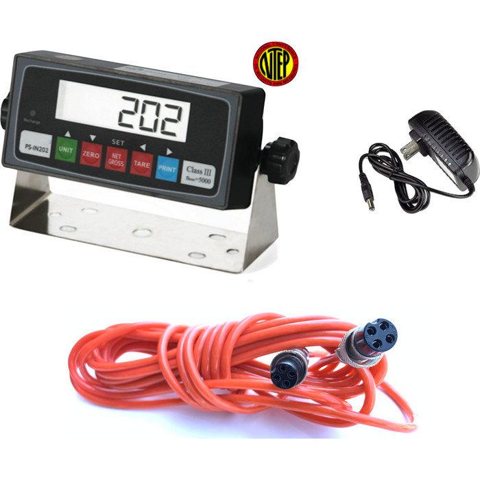 PS-IN202 LED Scale Indicator with 4+4 Cable package