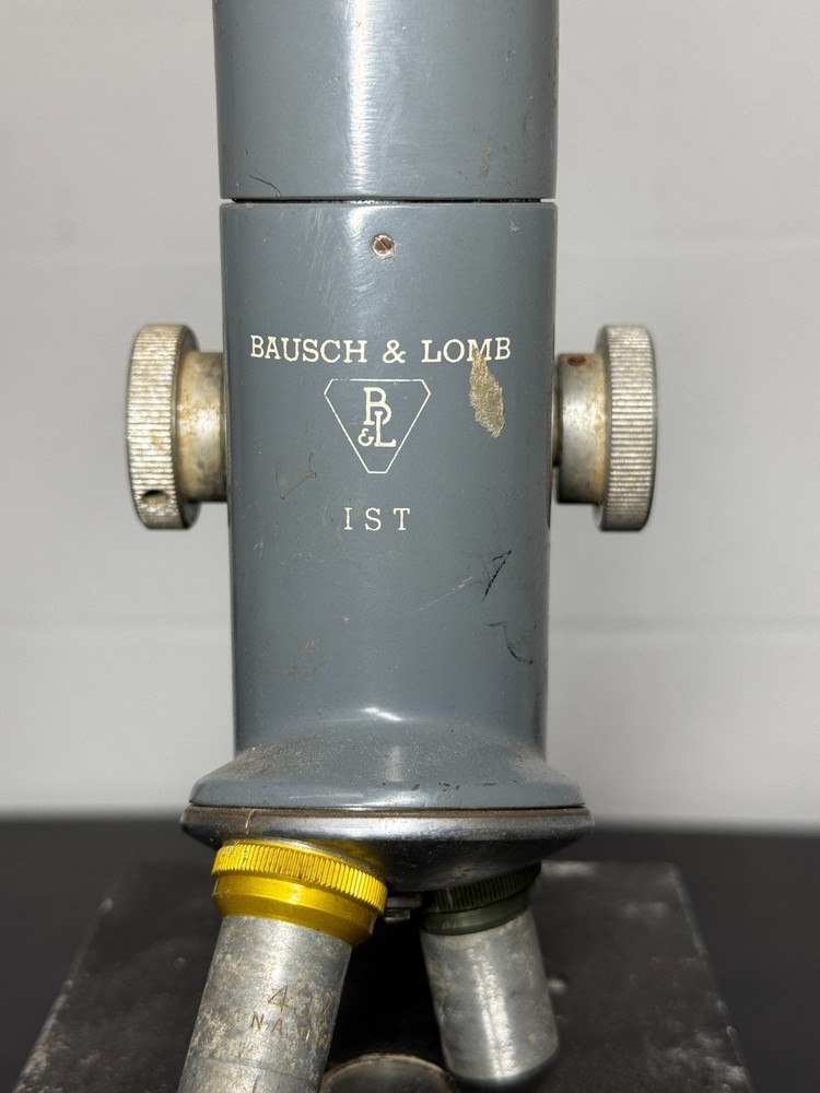 Bausch & Lomb Gray Finish Microscope '1ST'