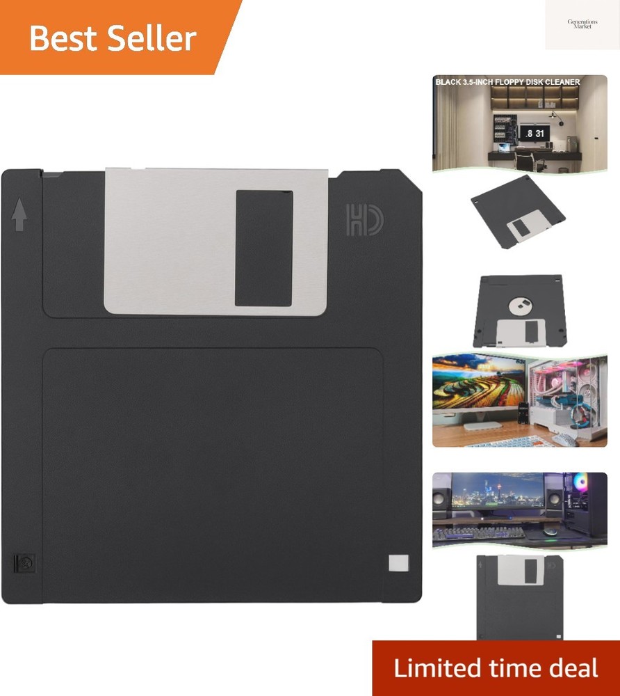 1Pc 3.5 Inch Floppy Disk Cleaner 1.44MB Format a Floppy Disk Cleaner Portable...